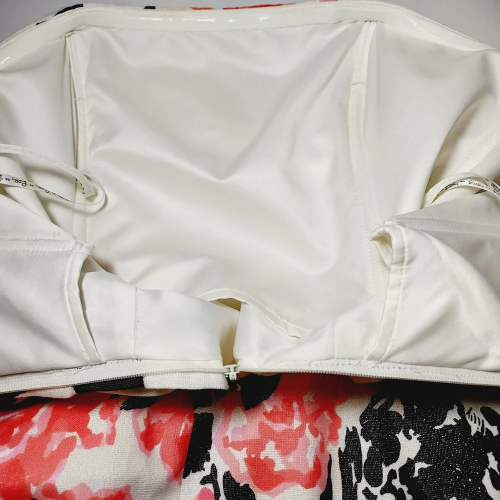 🤍Lilly Pulitzer strapless dress Amberly Cameo White Stroke of Midnight Sz8 - Picture 11 of 15